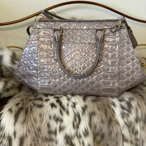 Sold! Brahmin Silver Pamilla Arden - Picture 2 of 13